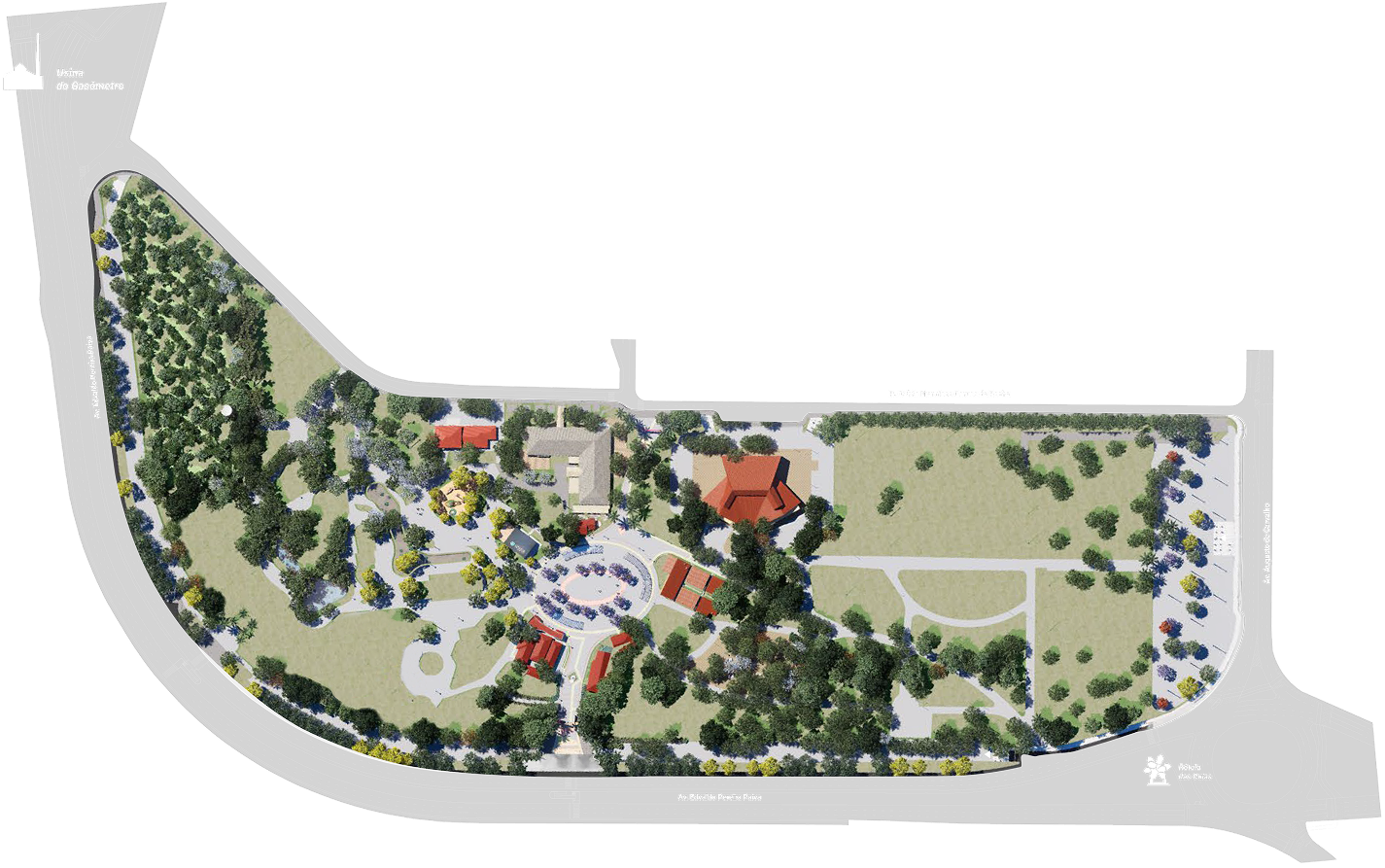 Mapa do Parque Harmonia